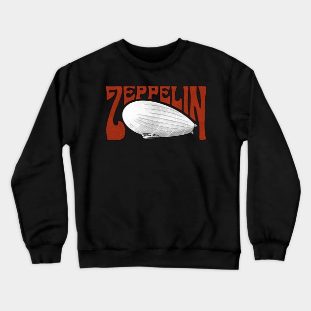 Zeppelin tribute Crewneck Sweatshirt by ogeraldinez